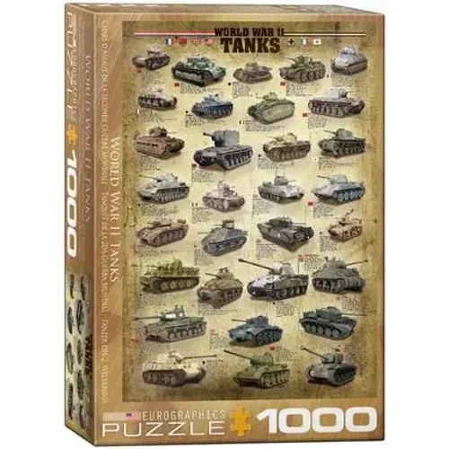 World War Ii Tanks | Spiel | Englisch (2022) | Eurographics | Ean 0628136603881-image