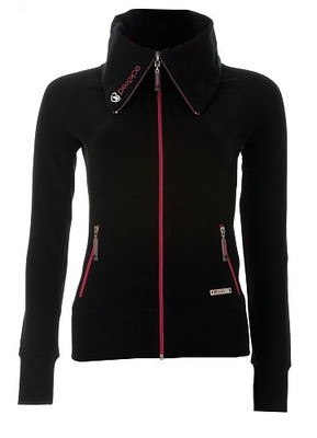 Ecko Red by Mark Ecko funnel neck black track zip jacket vintage Y2K XS