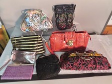 Vintage lot of 8 purses beaded and others