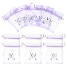  20 Pcs Dried Flower Storage Bag Drawstring Empty Lavender Bags Sachet