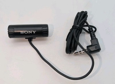 Sony Stereo-Ansteckmikrofon Schwarz Lavalier Mikrofon 3,5 mm