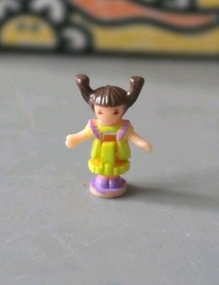 Vintage Polly Pocket 1996 Tiny Tina Figur Toyland Buch Spielzeug Spaß Spielhaus Buch