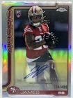 2025 Topps Chrome Football Refractor Jordan James #RA-JJ