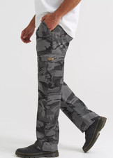 Men's Wrangler FLEX WAISTBAND cargo pants w/ stretch relaxed fit CHOOSE SIZE NWT