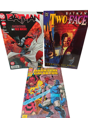 Comic's Batman: Two-Face Crime & Punishment, Showdown Red Mask+Darkseid Galactus