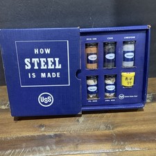 vintage "How Steel is Made" teaching kit from United States Steel (USS)