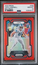 2023 Panini Prizm Rookies Jack Campbell #330 Red PSA 10
