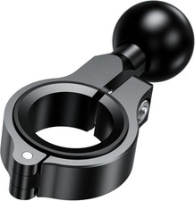 Handlebar Mount with 1'' Tpu Ball Compatible with Ram Mounts B Size Double Socke