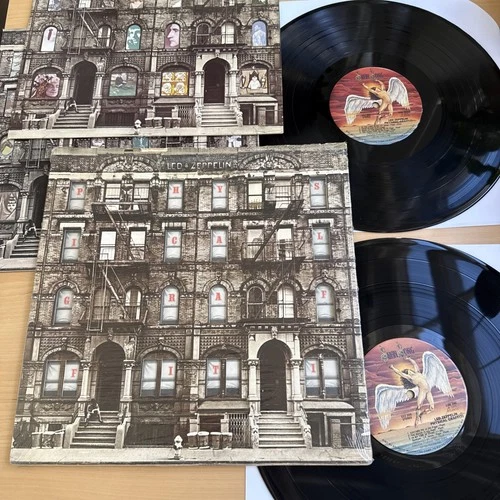 Led Zeppelin ‎Physical Graffiti 1975 Press US In  Shrink!  Complete W/Sleeves EX