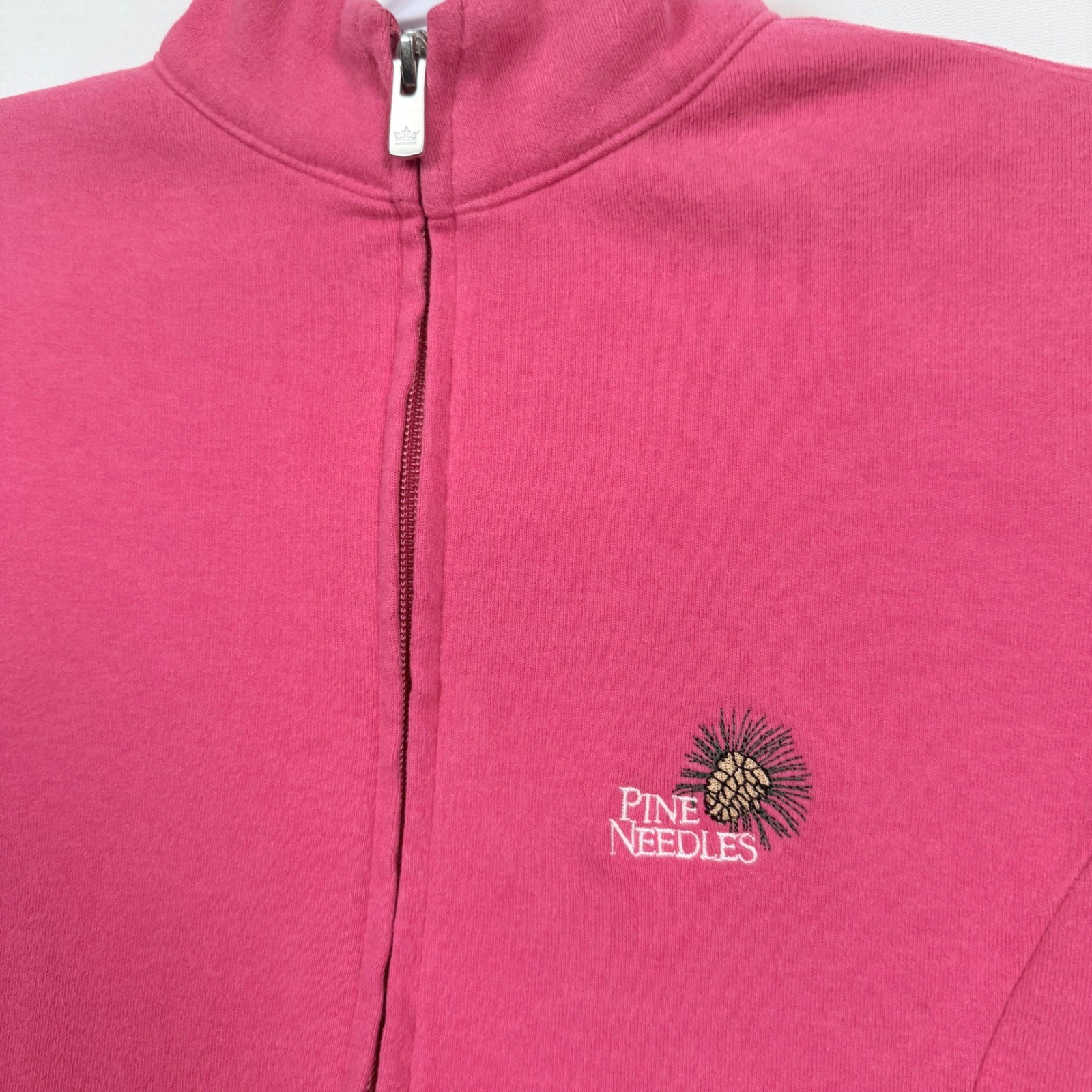 Peter Millar Pink Full Zip Jacket Pine Needles Lo… - image 4