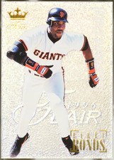 1996 Flair - Diamond Cuts Baseball Barry Bonds #3 EX