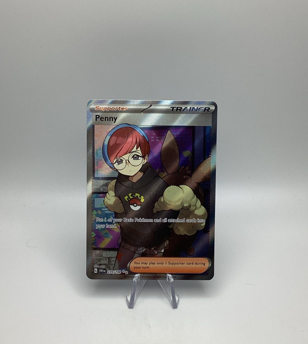 Pokemon TCG - Penny 252/198 SV01: Scarlet & Violet Base Set Holo Full Art