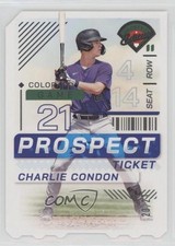 2024 Panini Prospect Edition Ticket Stub /21 Charlie Condon #33 2o7