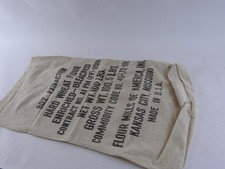 alter Mehlsack aus Segeltuch  USA   