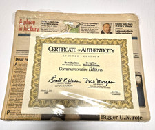 San Diego Union / Tribune Commemorative Final Editions (Feb 2, 1992)