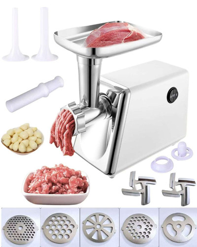 Electric Meat Grinder, Multifunctional Household Food Processing Machine, Sta...