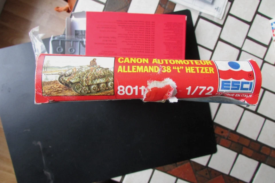 ESCI - GERMAN TANK 38 t HETZER  - plastique 1/72 - Photo 4/4