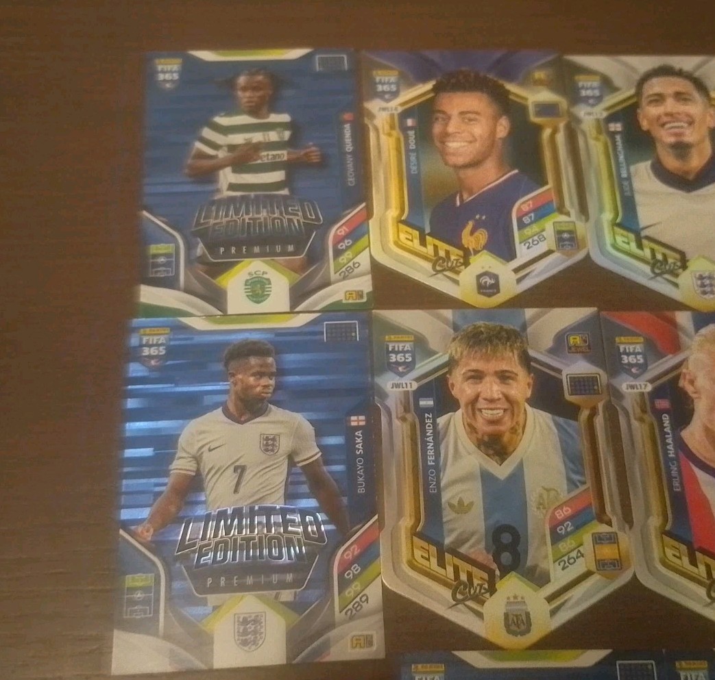 Panini Adrenalyn XL 2026 x6 limited edition premium cards