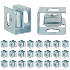 25 PCS Slide-on Cage Nuts, U Type Nut, M6