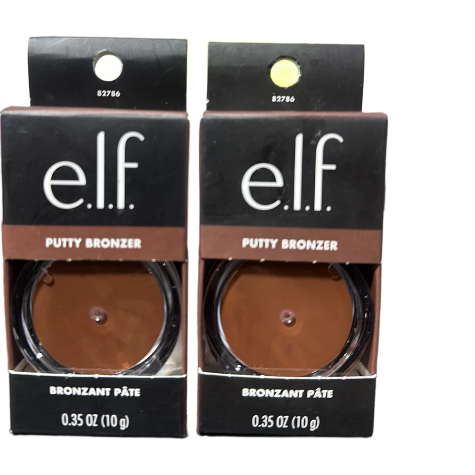 ELF - Lot Of 2 - Putty Bronzer Cream To Powder - GOLDEN DAZE- 0.35 Oz - NIB - Image 3 of 3