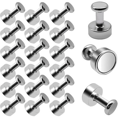 Neodym Magnete Set mit 18 starken Kegeln und Aufbewahrungsbox für Whiteboard