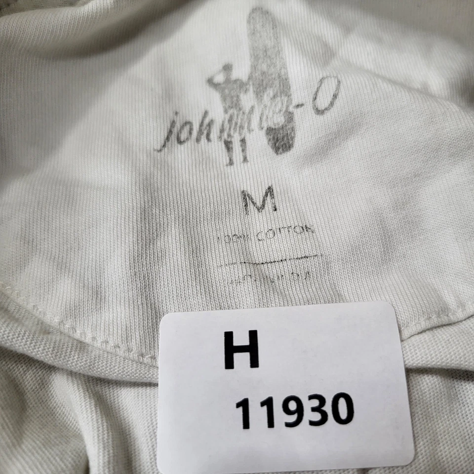 Johnnie O Boys Shirt Medium White Long Sleeve Hoody Pullover - Image 2 of 4