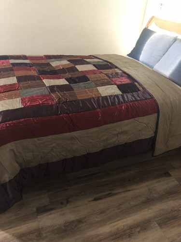 Rare Jane Seymour St Catherine's Court Bedding Quilt Patchwork Queen Multicolor - Picture 4 of 13