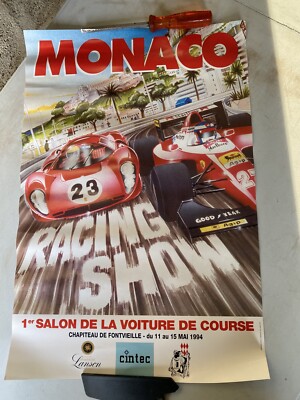 Poster Poster Monaco 1. Rennwagenmesse 1994
