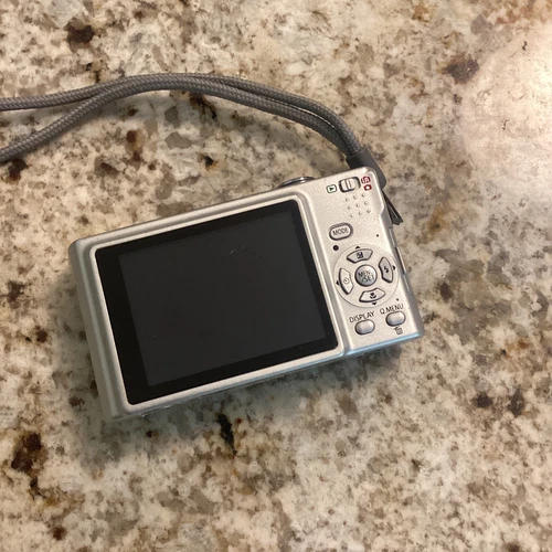 Panasonic LUMIX DMC-FS3-SILVER-8.1MP Digital Camera & Charger-Tested Works Great