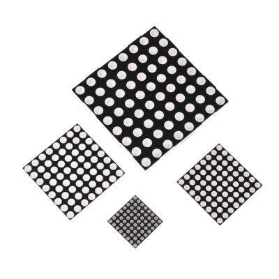 8x8mm Square LED Dot Matrix Display Common Anode Kathode Modul 1,9/3/3,75/5mm