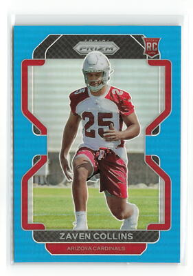 ZAVEN COLLINS #432 2021 PANINI PRIZM CARDINALS RC LIGHT BLUE READ