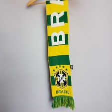 Brasil Soccer Blue Scarf Bufanda Brazil Joga Bonito Football Futbol