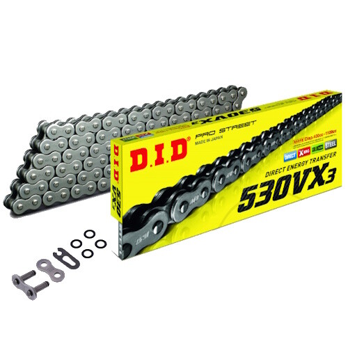 Fits: HONDA VTR1000 SP-2 2002-2006 DID Heavy Duty X-Ring Drive Chain 530VX106 L - Picture 1 of 6