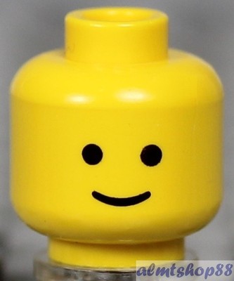 LEGO - MALE Minifigure Heads - PICK YOUR STYLE - Yellow Flesh Faces People Town 