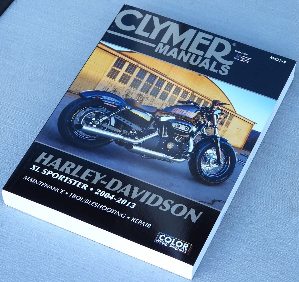 Harley-Davidson Sportster XL 883 1200 2004-2013 manual de reparación M427 Foto 2 de 4
