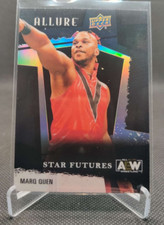 2022 Upper Deck Allure AEW BLACK RAINBOW STAR FUTURES #144 MARQ QUEN card
