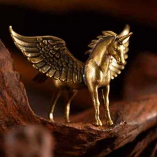 Local warehouse1pc, Brass Pegasus Statue, Double-Winged Art P MWH149940