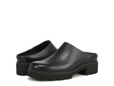 Vionic Fairfax J0793L1001 Slippers Women's 9 Black Leather Slip On Mule KHD2811