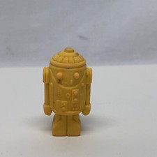 Vintage Space Yellow Robot Rubber Pencil Top Erasers By Imperial 1979 