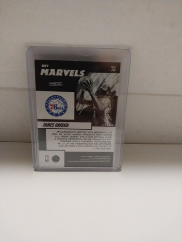 2022-23 Donruss Net Marvels Prueba de prensa #16 James Harden - Imagen 2 de 2