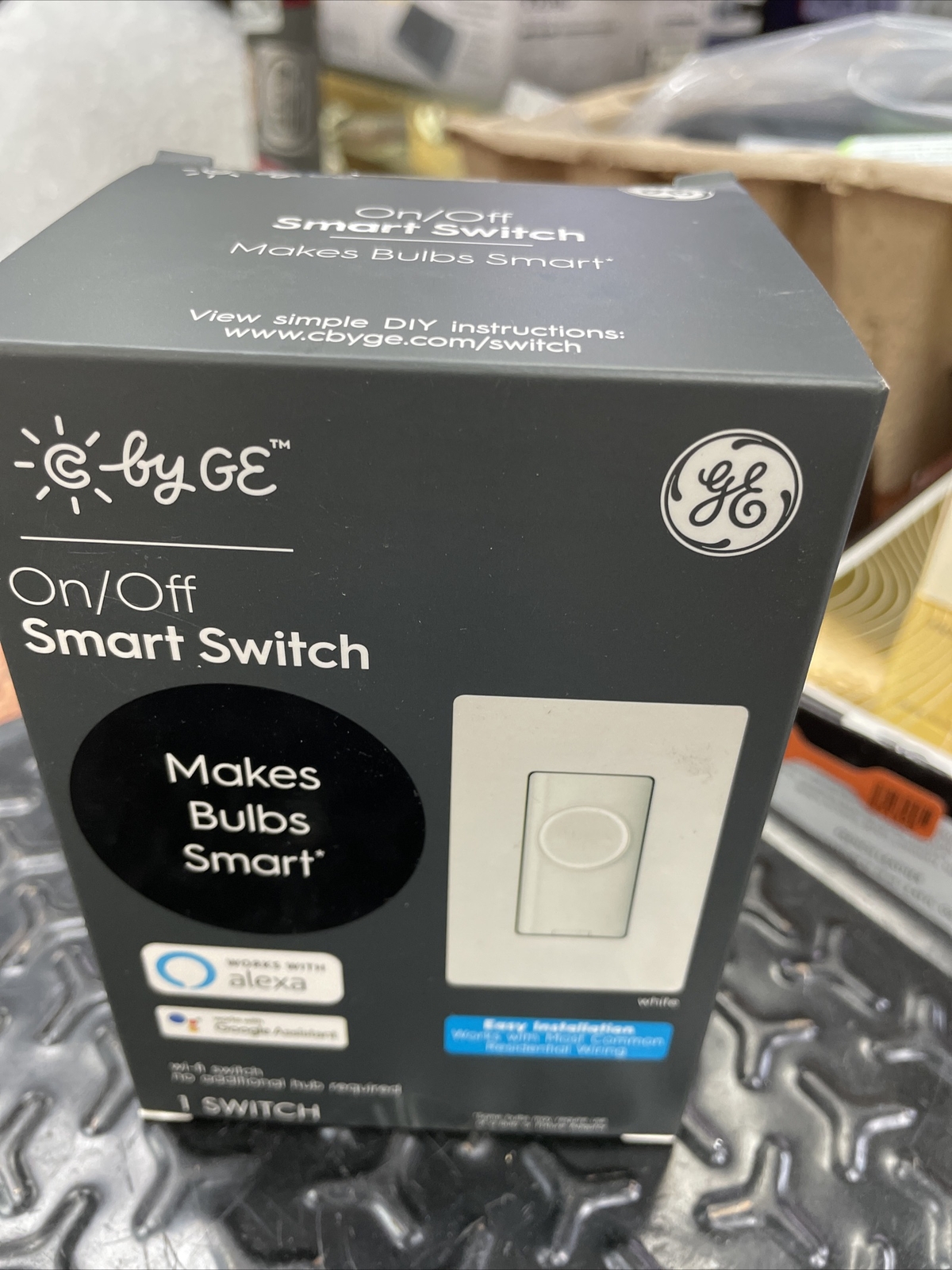 C By Ge On Off Smart Switch Wifi Google Assist And Alexa White Cswonblbwf1nn For Sale Online Ebay