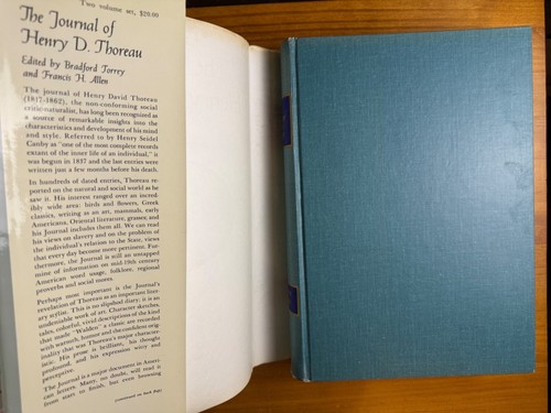 Journal of Henry David Thoreau 14 Volumes Bound as 2 edited Torrey & Allen 1962 - Picture 7 of 23