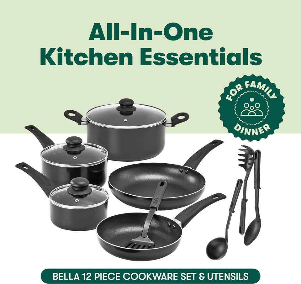 Cookware Set, 12 Piece Pots and Pans eBay