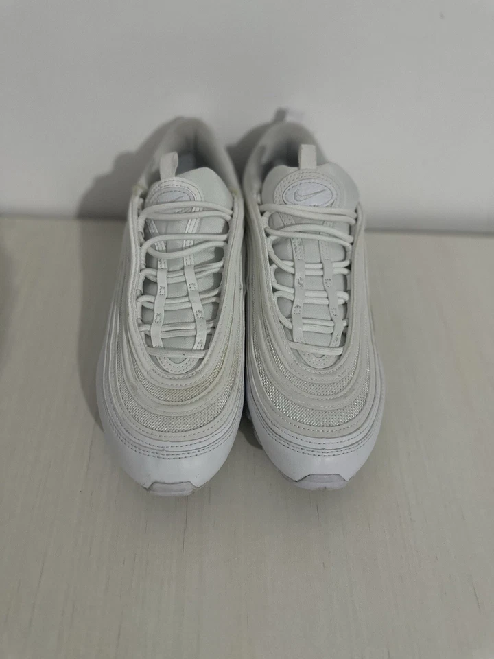 Size 7 - Nike Air Max 97 Triple White Wolf Gray, photo 3 of 5