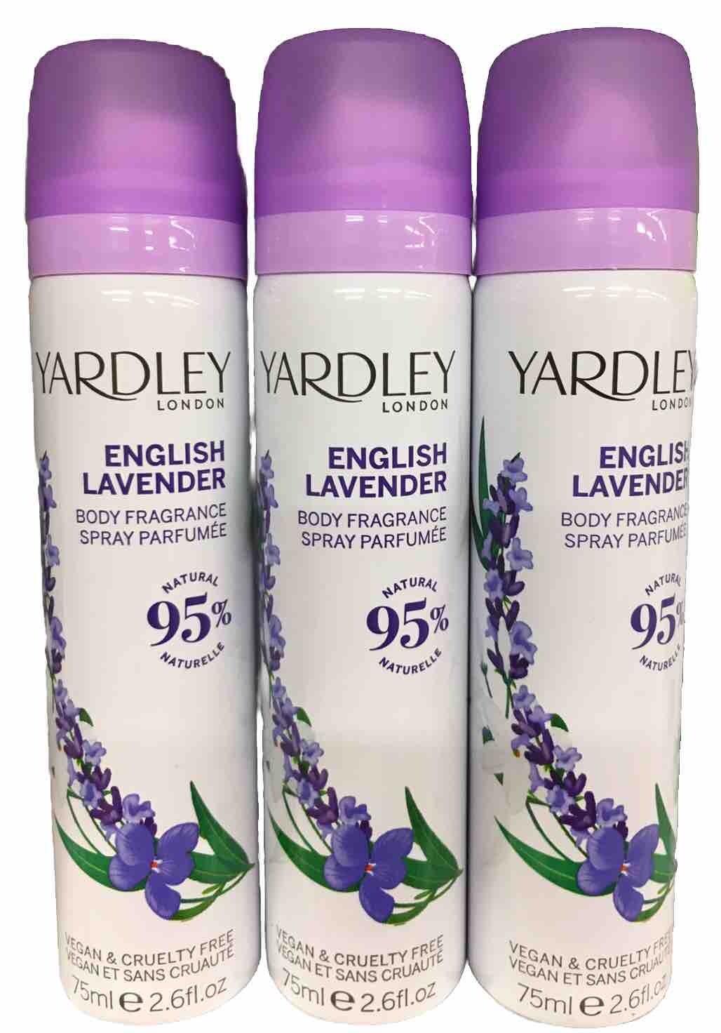 Yardley Lavender English 75Ml Deodorant Body Spray For Her - Image 8