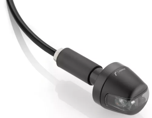 Rizoma 'Sguardo' billet aluminium bar-end indicator - black (single)