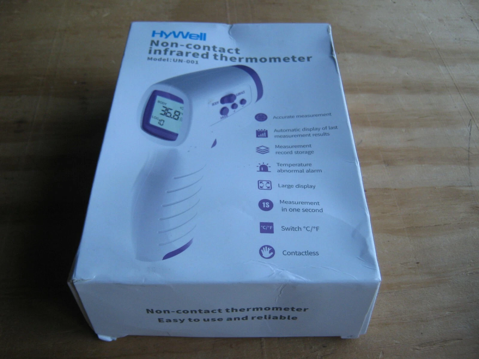 HYWELL Digital Temperature Gun Non-Contact Infrared Thermometer Model UN-001