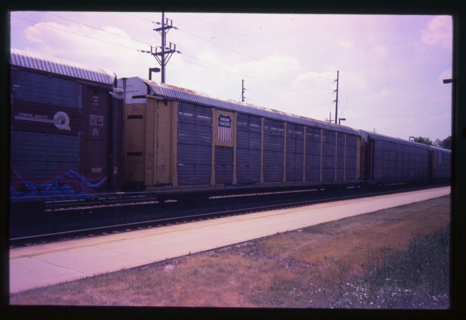 Railroad Slide - Union Pacific ETTX #902485 Auto Rack Car Carrier 2003 ...