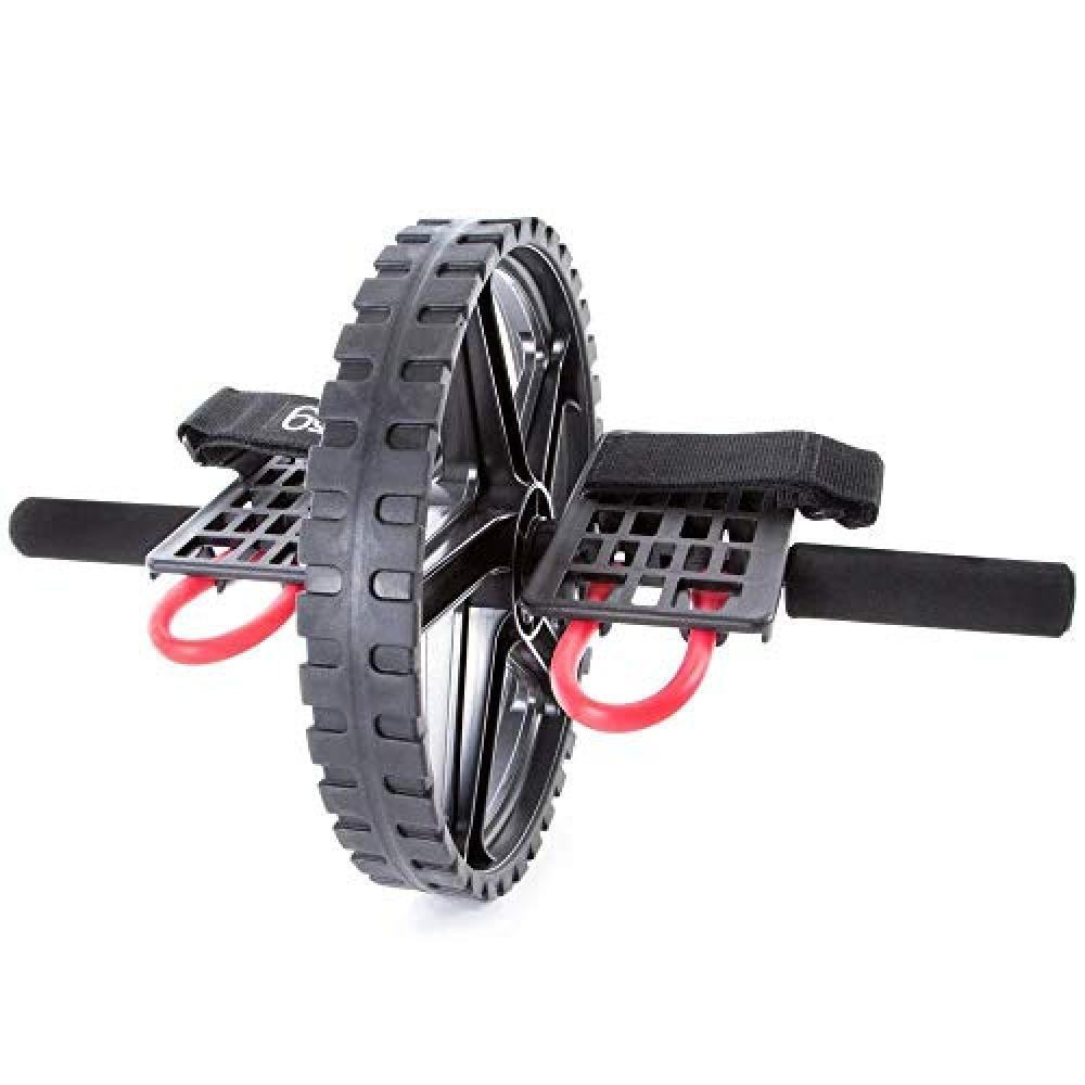 (TG. Taglia unica) 66 Fit Power Wheel – Addominale e Core Exercise Roller Work