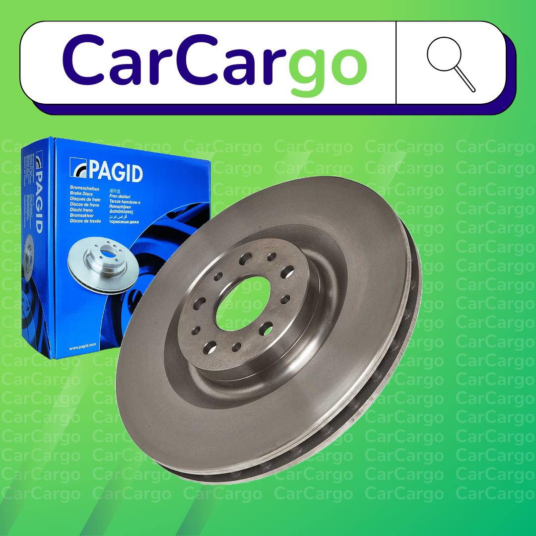 Pagid Vented Front Brake Discs Fiat Doblo 1.4 Natural Power 2010-2024 305 mm
